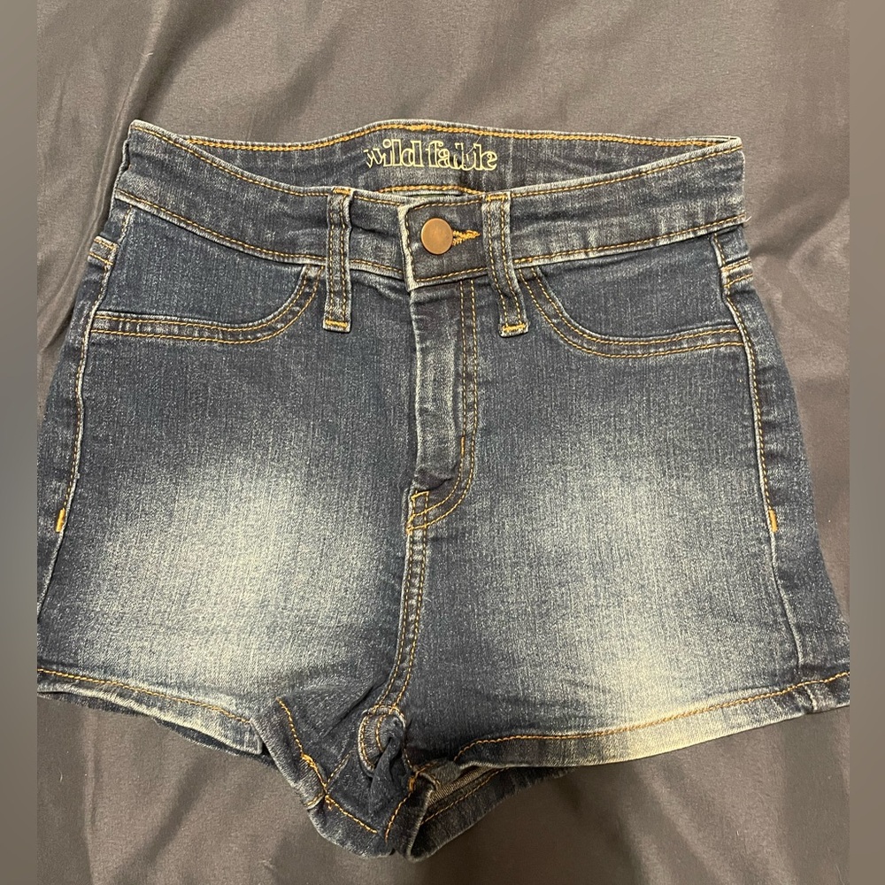 Wild Fable High Rise Faded Short Shorts